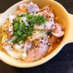 豆腐と豚バラで作るダイエットレシピ【電子レンジで３分】