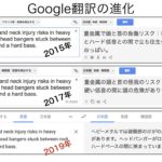 Google翻訳の進化