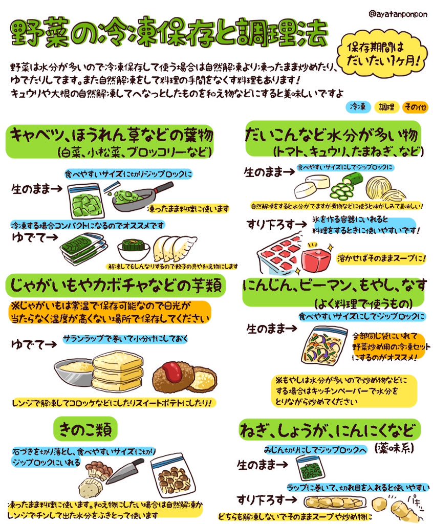 【保存版】肉・魚・野菜の冷凍保存方法まとめ