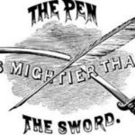 ペンの強さはペンの報道の自由が、剣によって保証されているから