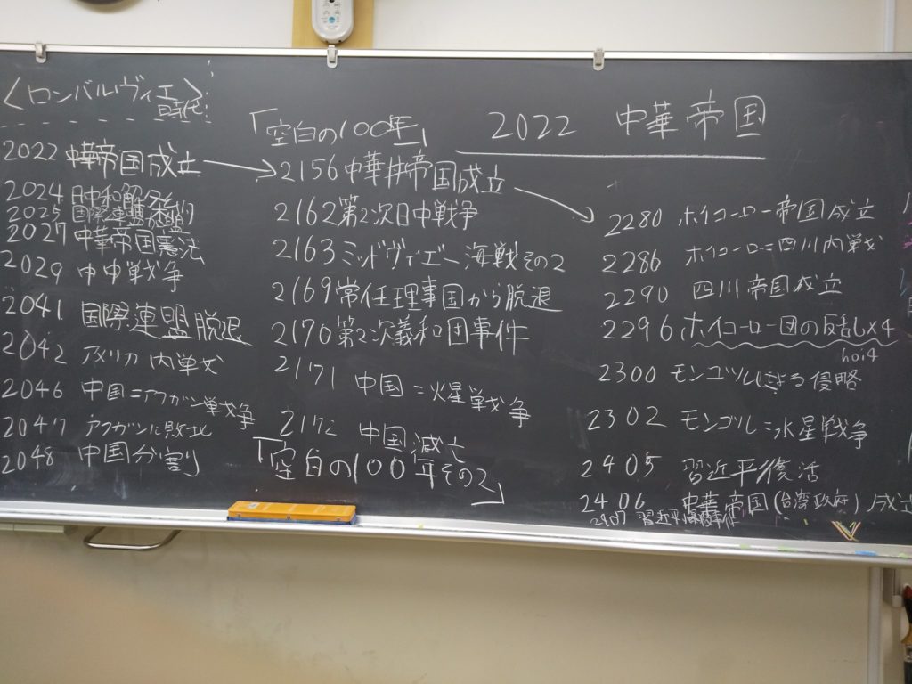 テスト勉強中に友達が謎の未来を作り出していた